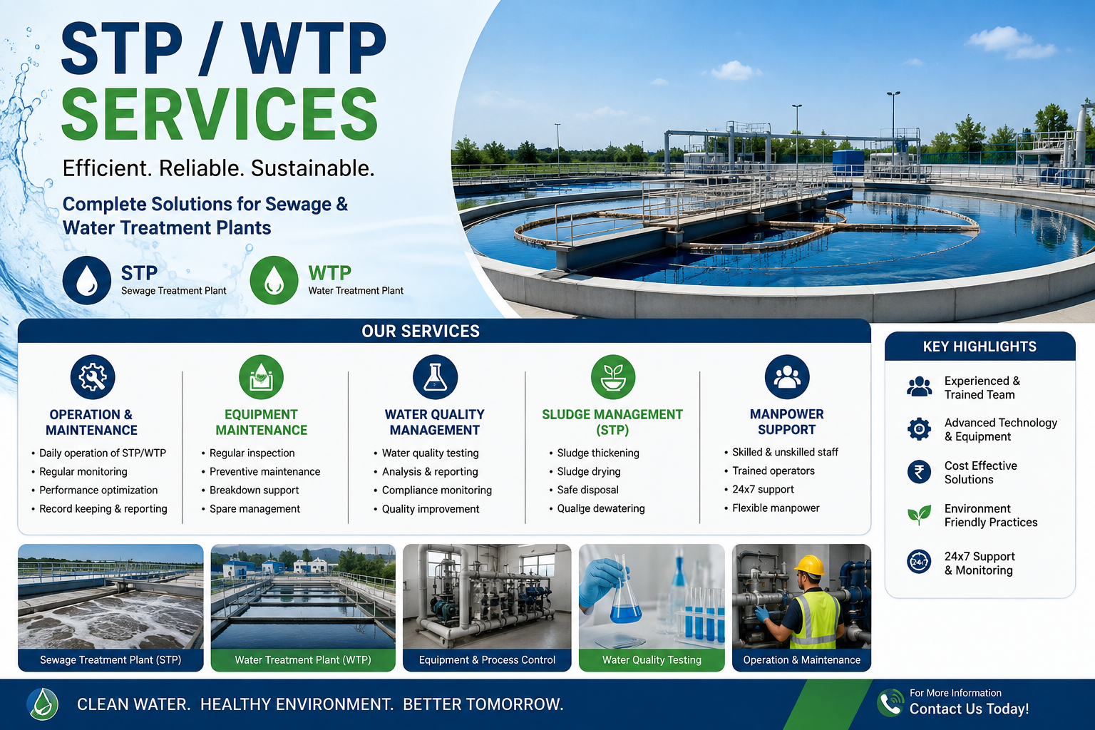 STP/WTP Services